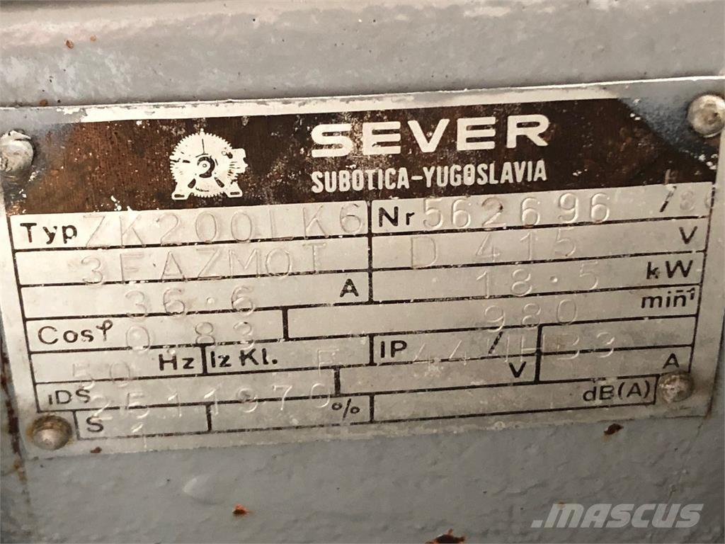  18,5 kW Sever E-Motor Mootorid