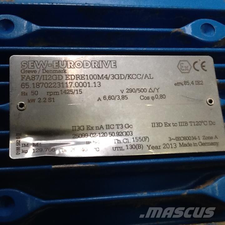  2,2 kW SEW E-Motor Mootorid