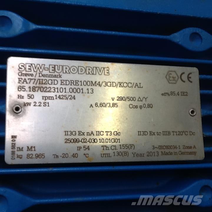  2,2 kW SEW E-Motor Mootorid