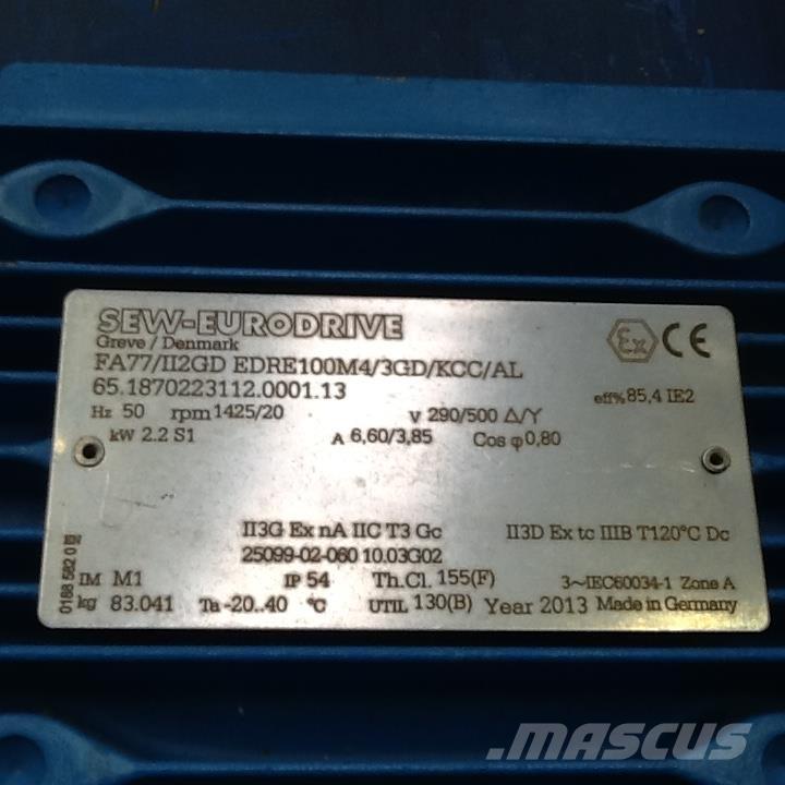  2,2 kW SEW E-Motor Mootorid