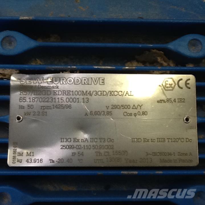  2,2 kW SEW E-Motor Mootorid