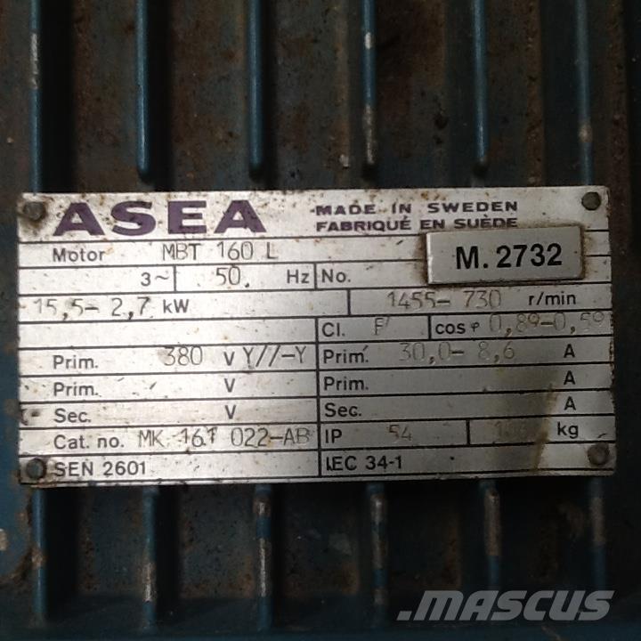  2,7 kW Asea E-Motor Mootorid