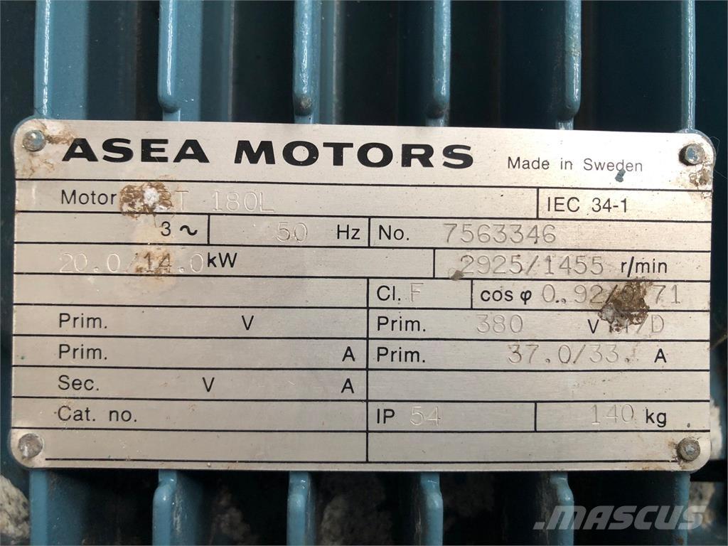  20/14 kW ASEA E-Motor Mootorid