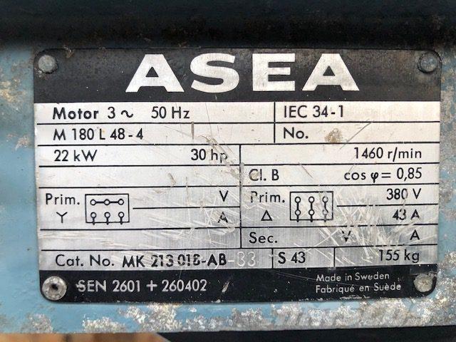  22 kW Asea M180 L48-4 Mootorid