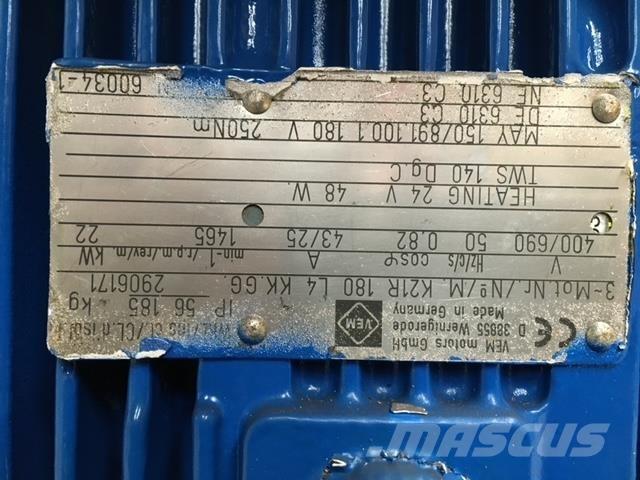  22 kw Gearmotor Mootorid
