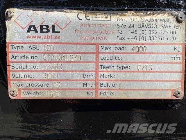  2700 mm Læsseskovl - 4 kbm Kopad