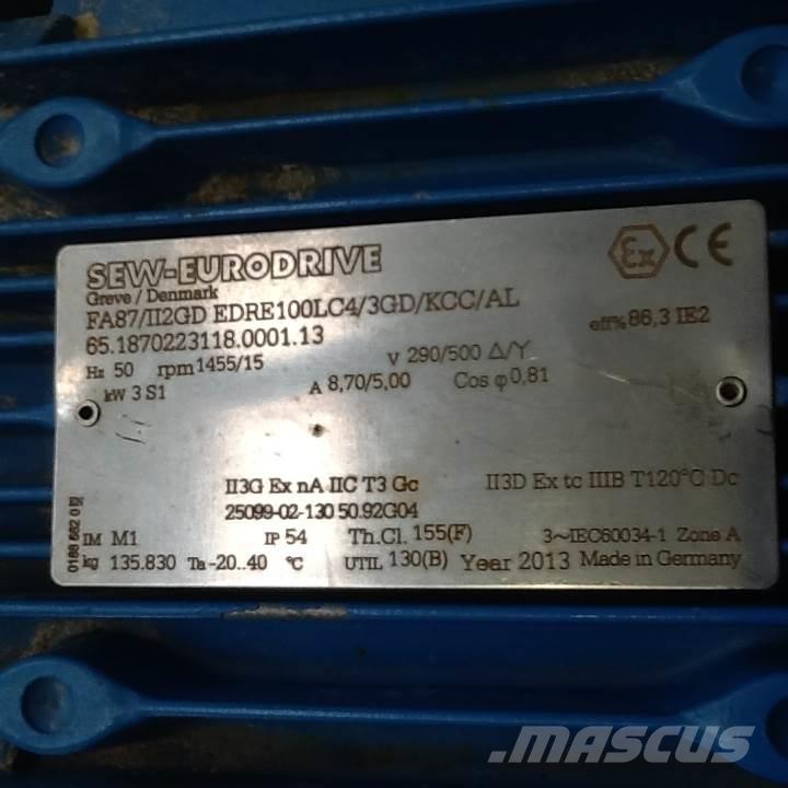 3,0 kW SEW E-Motor Mootorid