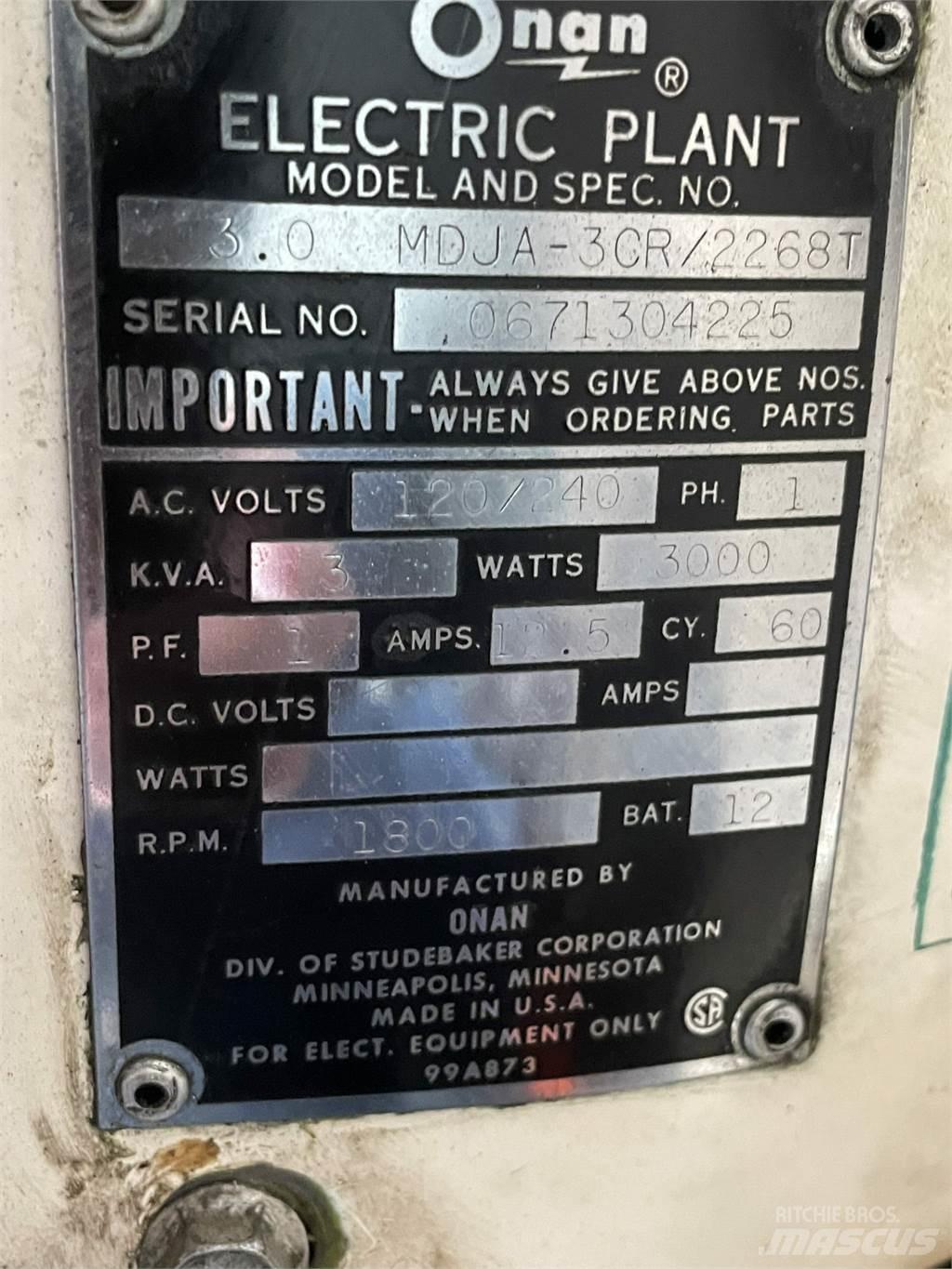  3 kVA ONAN 1 Cyl. Diesel Muud generaatorid