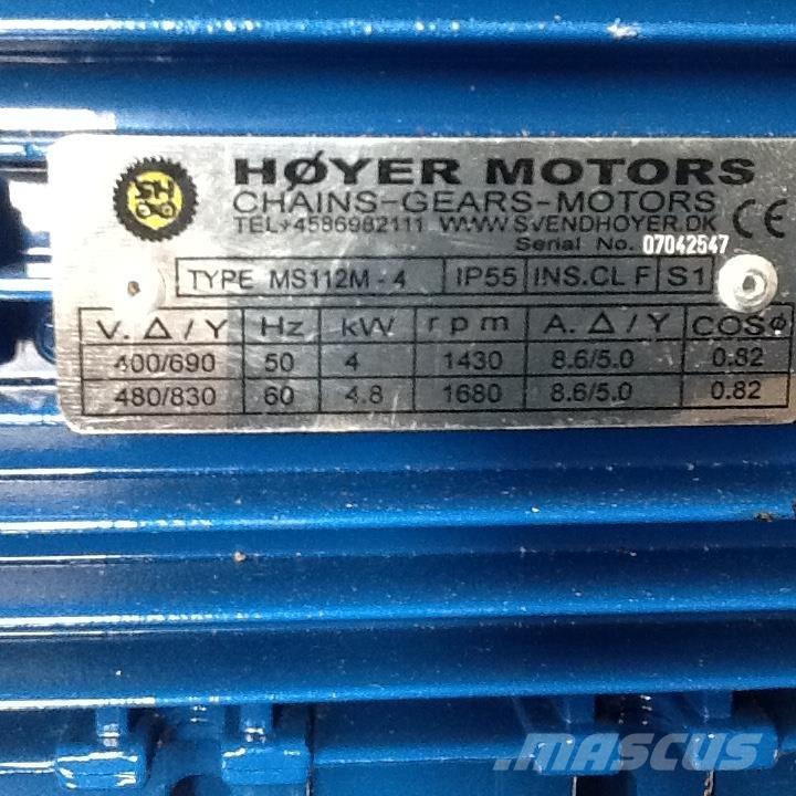  4,0 kW Høyer E-Motor Mootorid