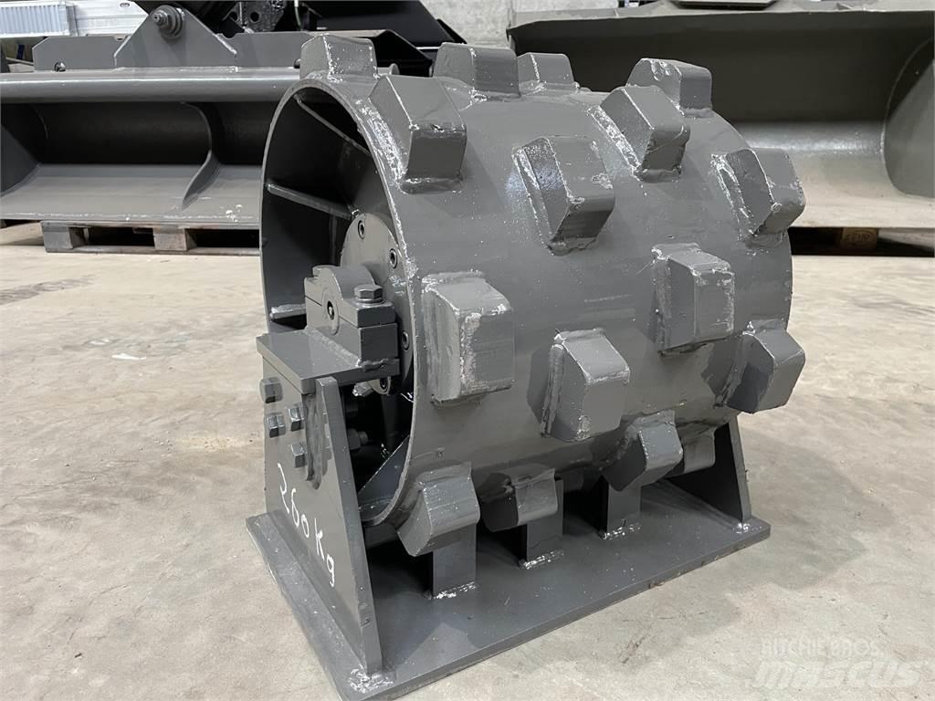  450 mm kompaktorhjul Pneumorehvidega rullid