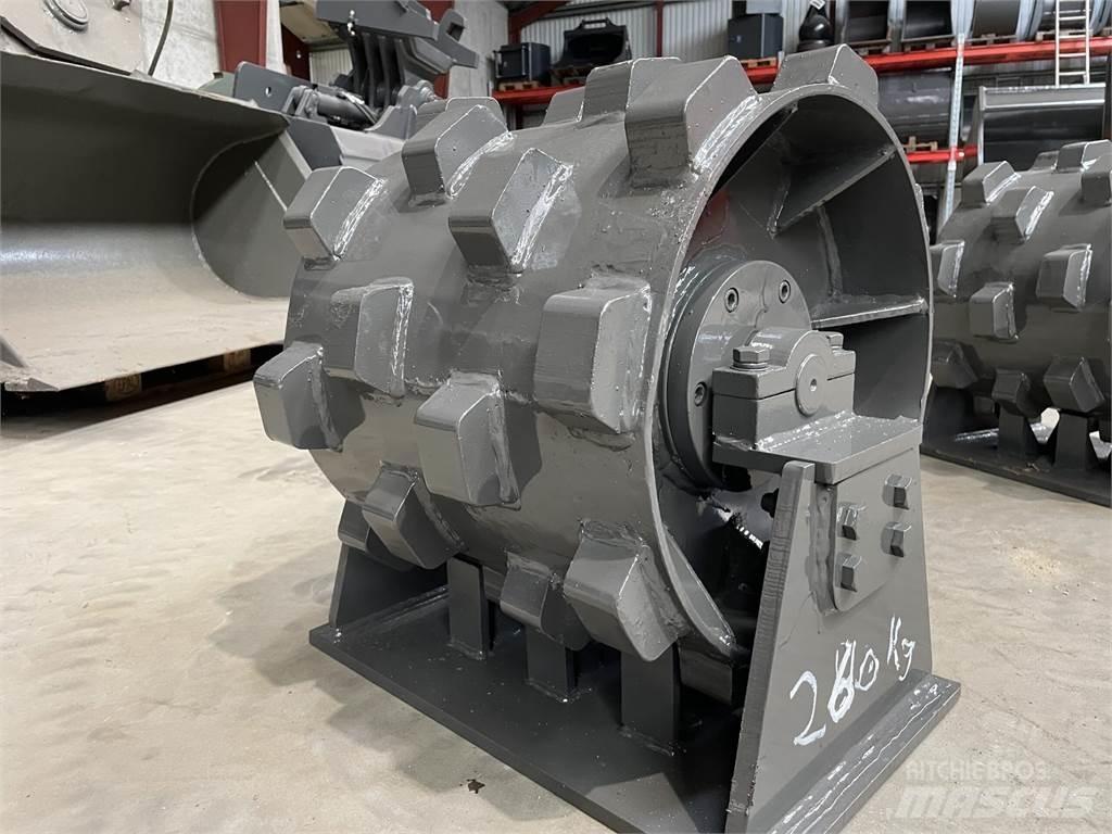  450 mm kompaktorhjul Pneumorehvidega rullid
