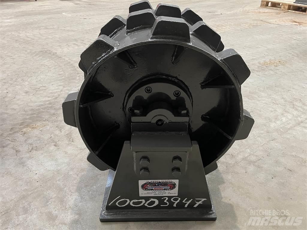  450 mm kompaktorhjul Pneumorehvidega rullid