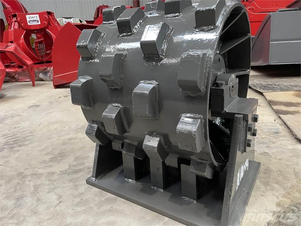  450 mm kompaktorhjul Pneumorehvidega rullid
