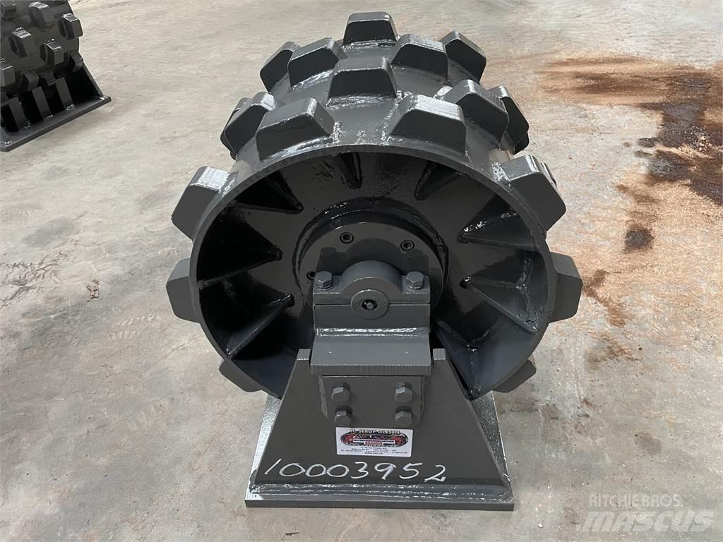  450 mm kompaktorhjul Pneumorehvidega rullid