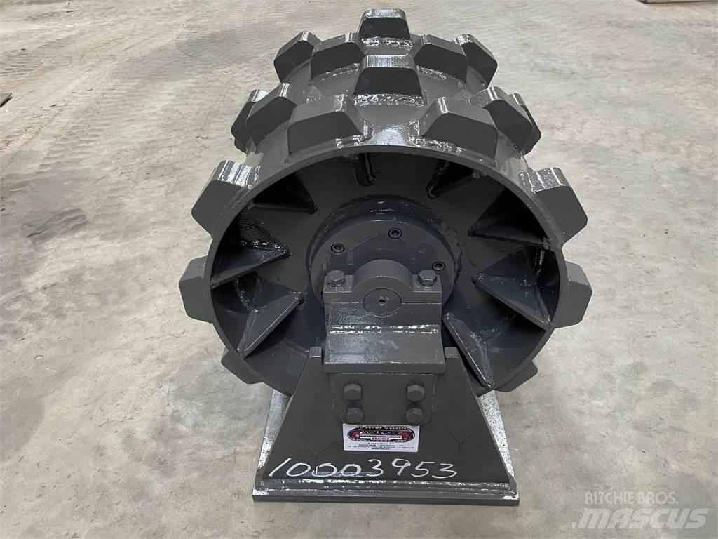  450 mm kompaktorhjul Pneumorehvidega rullid