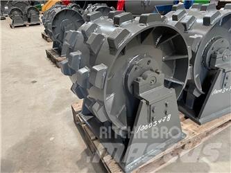  470 mm Kompaktorhjul Pneumorehvidega rullid