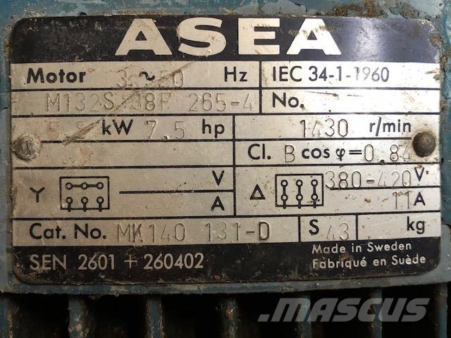  5,5 kW Asea E-Motor Mootorid