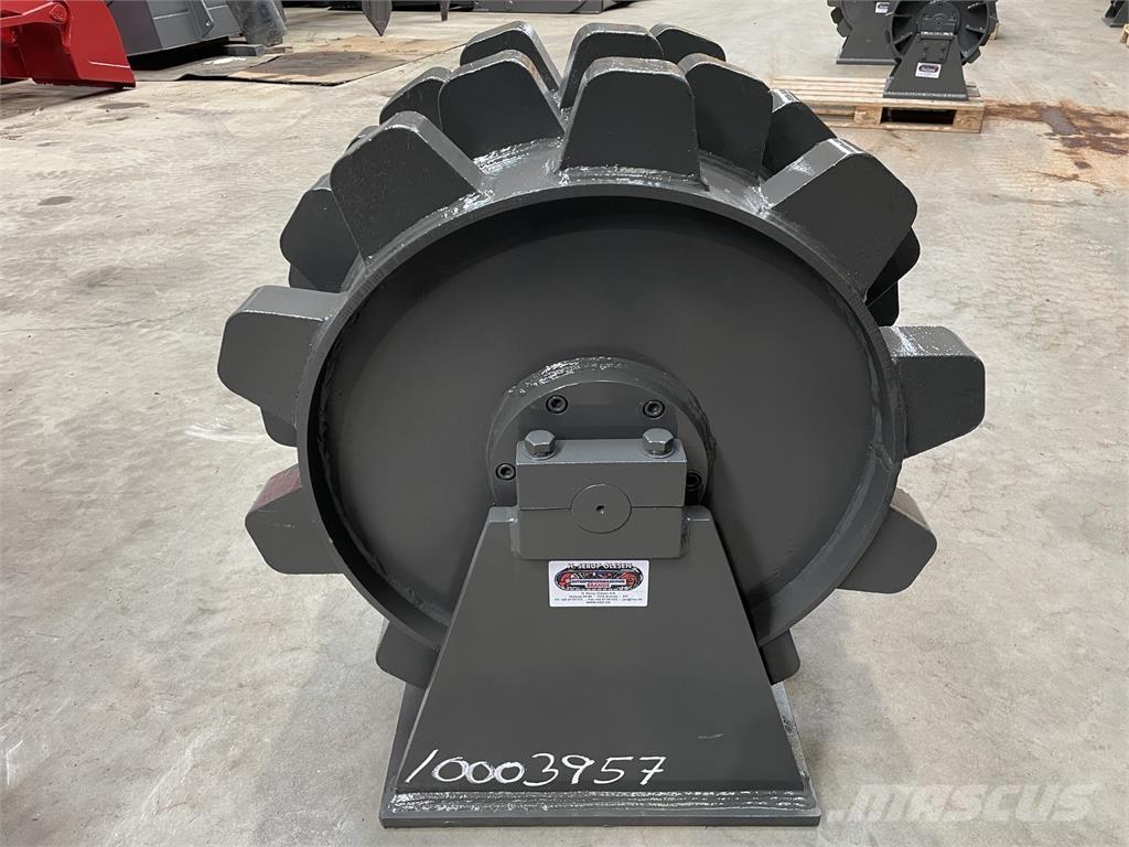  570 mm kompaktorhjul Pneumorehvidega rullid