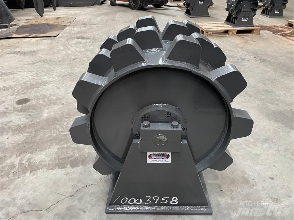  570 mm kompaktorhjul Pneumorehvidega rullid