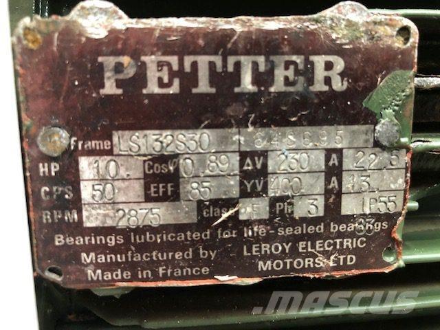  7,5 kW PETTER El-Motor Mootorid