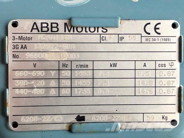  7,5 kW Vinkelgearmotor Mootorid