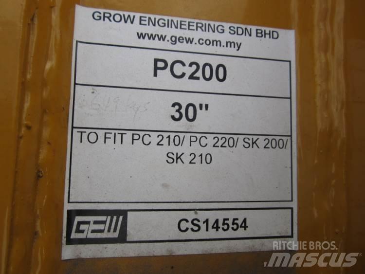  870 mm Graveskovl ex. PC200 Kopad