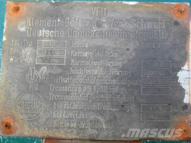  Capstan spil VEB 1AVSP3 Vintsid, telfrid ja materjaliliftid
