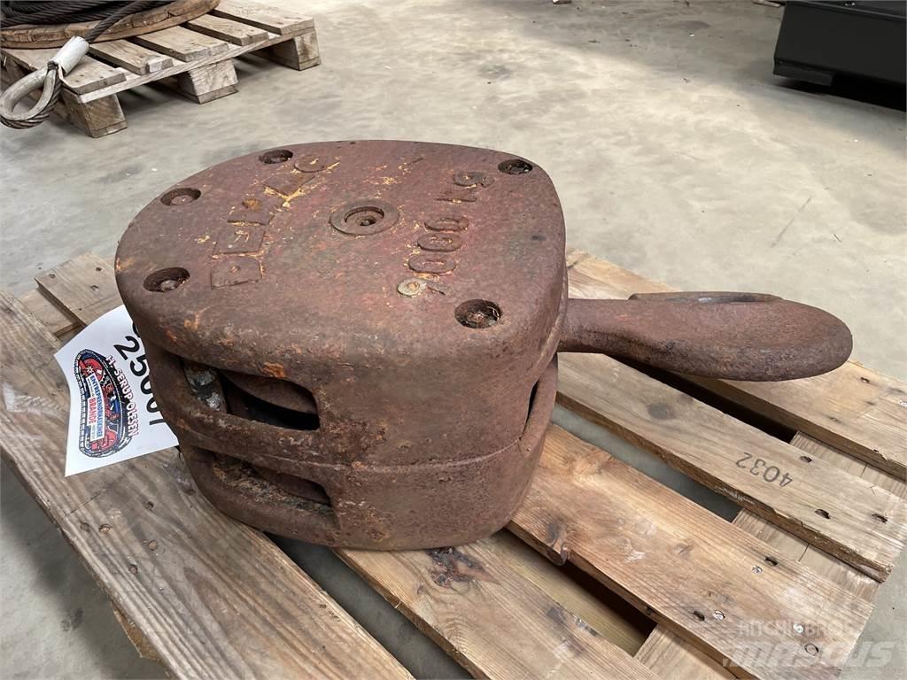 Demag løfteblok - 9000 kg Kraanade varuosad ja varustus