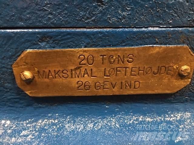  Donkraft, 20 ton mekanisk Muud osad