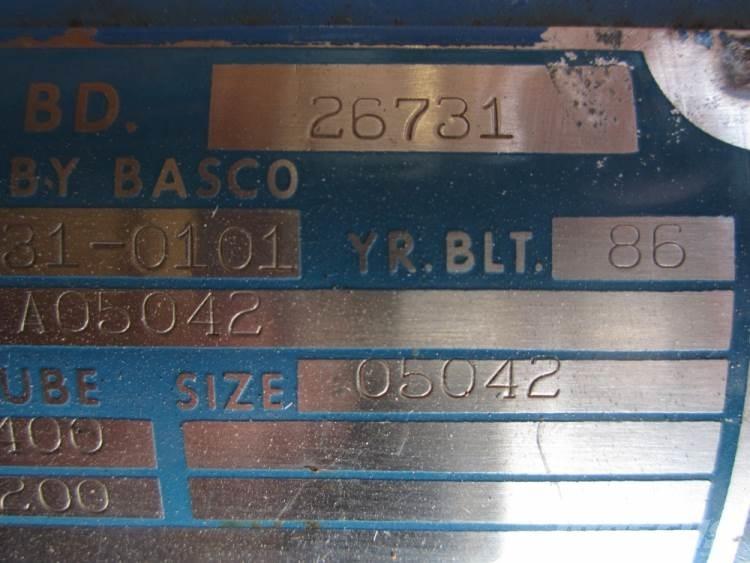  Dypkoger Basco Type 500 Muud osad