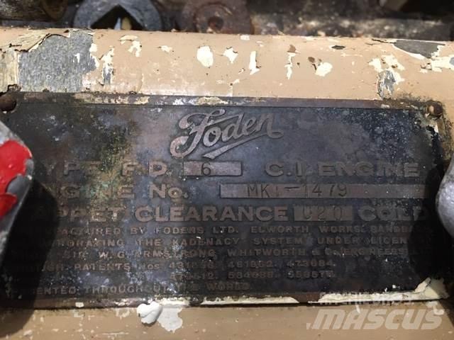 Foden type FD6 motor Mootorid