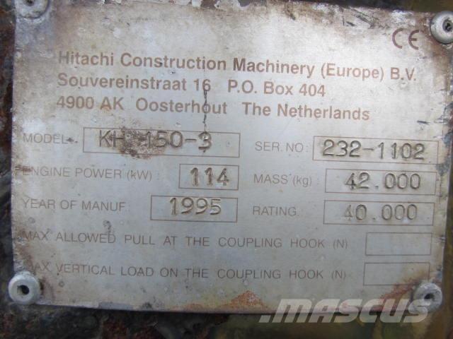 Hitachi KH150-3 til ophug Roomikekskavaatorid