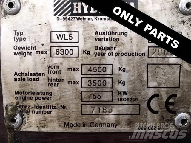 Hydrema WL550B til ophug Rataslaadurid