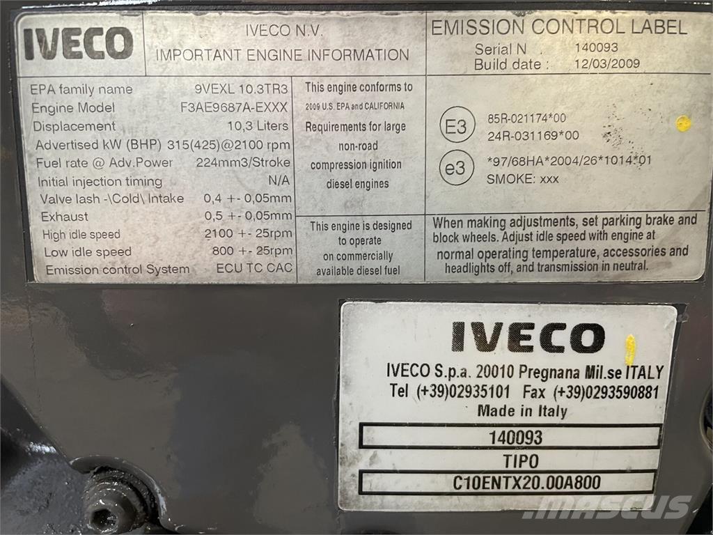 Iveco F3AE9687A motor Mootorid