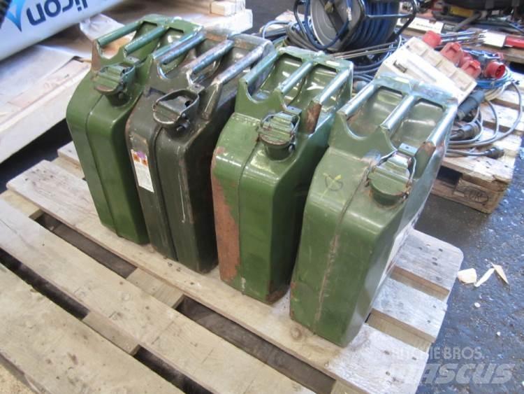  Jerrycans 20 Ltr. - 4 stk. Muud osad