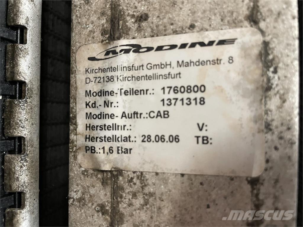  Køler ex. DAF truck Mootorid