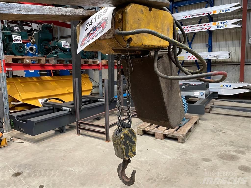  Liftket el-kædetalje - 1 ton Kraanade varuosad ja varustus