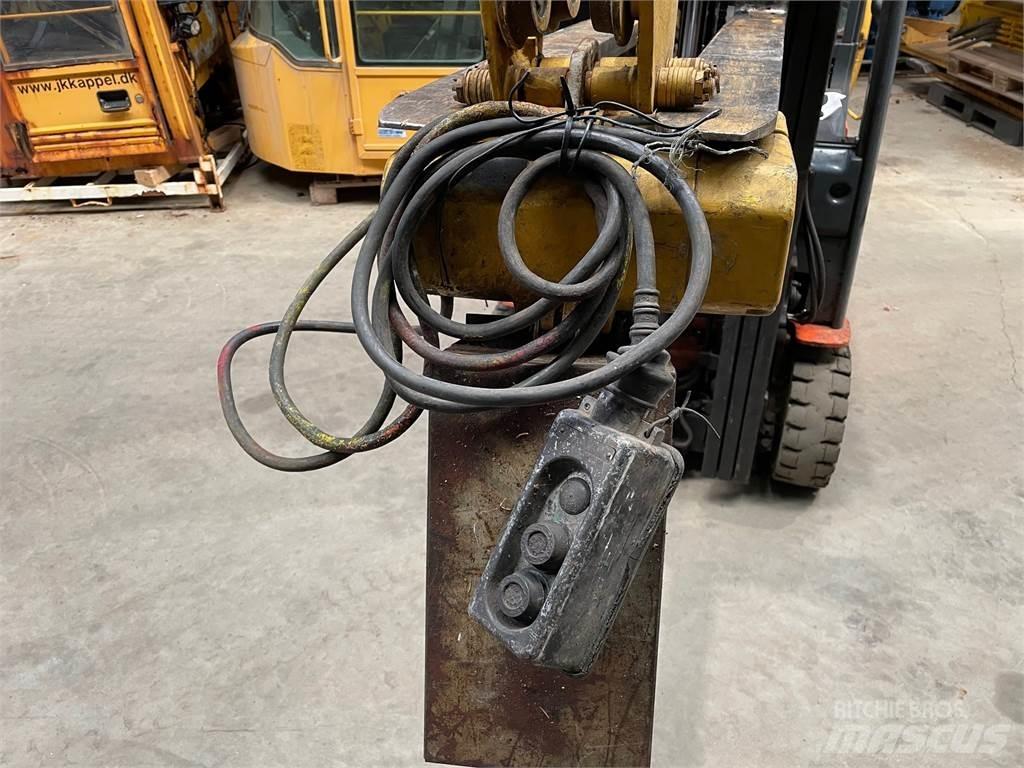  Liftket el-kædetalje - 1 ton Kraanade varuosad ja varustus