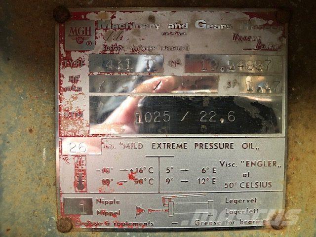  MGH gear Type 431T Käigukastid