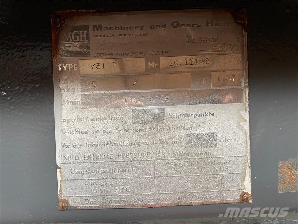  MGH Type 731 T gear - 39:1 Käigukastid