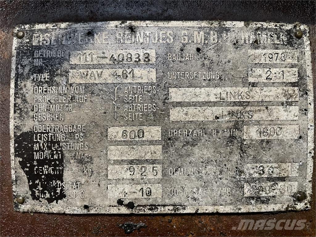 Reintjes WAV 461 Gear Käigukastid