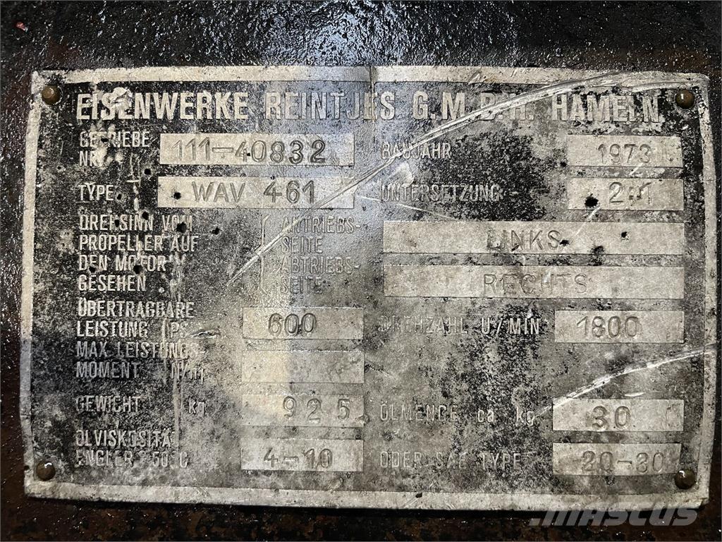 Reintjes WAV 461 Gear Käigukastid