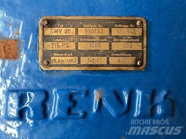 Renk Type SWV20 Käigukastid