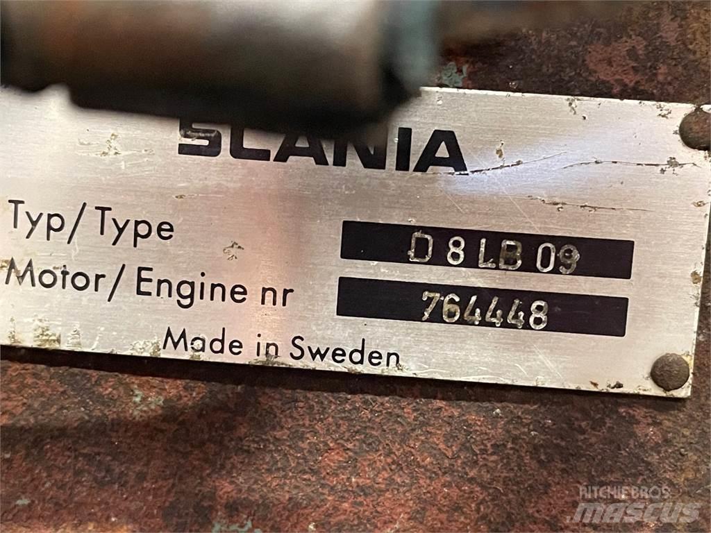 Scania D8L B09 motor. Mootorid