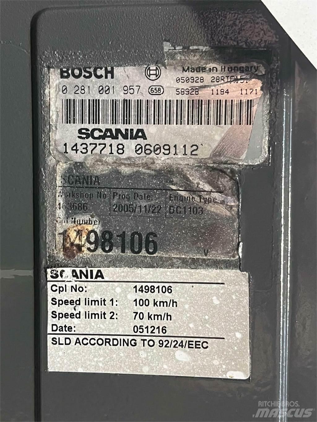 Scania DC11 03 B02 motor Mootorid