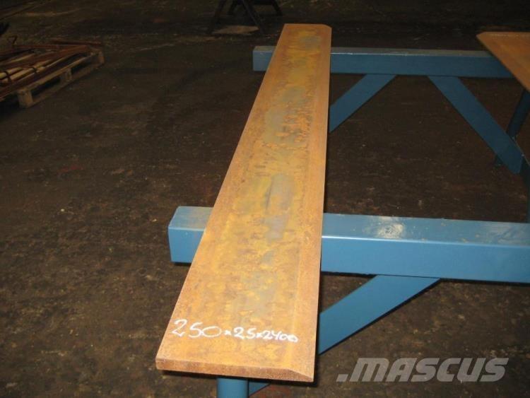  Skærstål 250x25x2300 mm Torujuhtmete tehnika