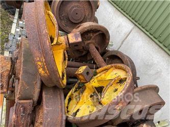  Skinnehjul ø450 mm + flange Rehvid, rattad ja veljed