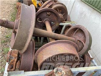  Skinnehjul ø450 mm + flange Rehvid, rattad ja veljed