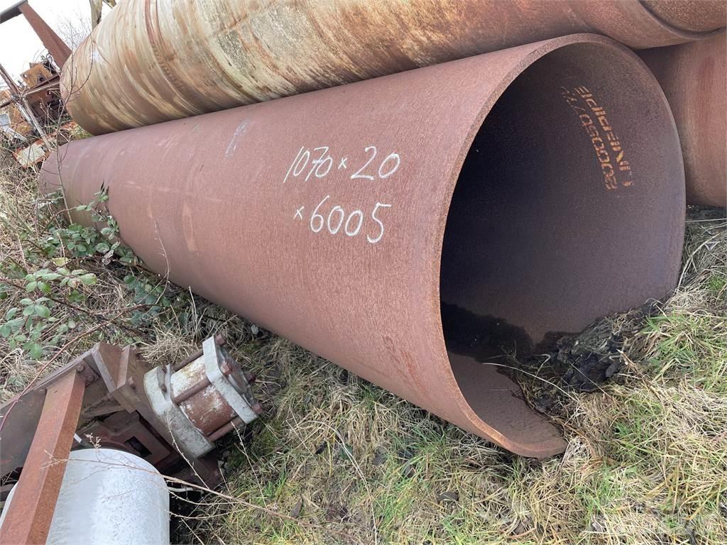  Stålrør ø1070x20x6005 mm Torujuhtmete tehnika