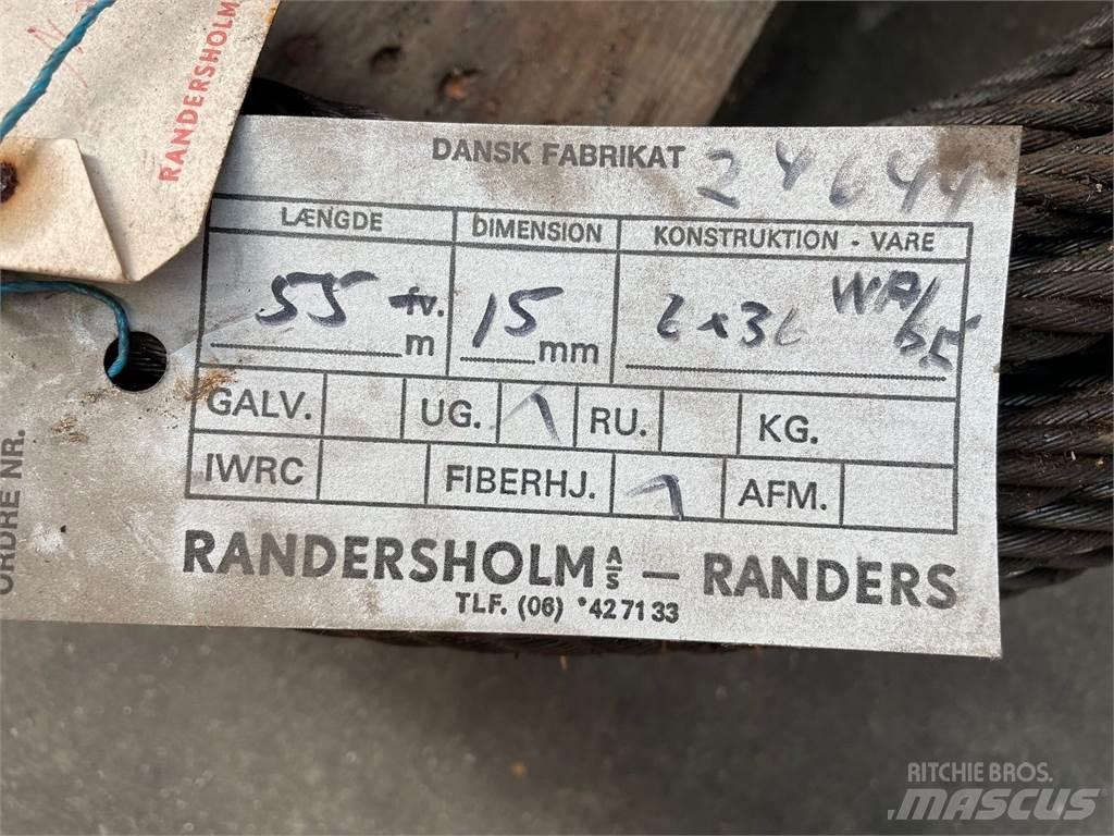  Stålwire Ø15 mm Kraanade varuosad ja varustus